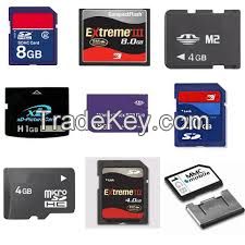 USB flash drive, SD memory cards Internal and external Hard Drives key board and more