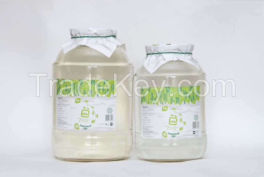 100% Pure, Birch tree sap juice, 2L