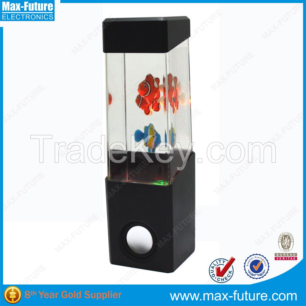 F-1218F Fish Lamp Big Dancing Water Speaker For Hot Sale