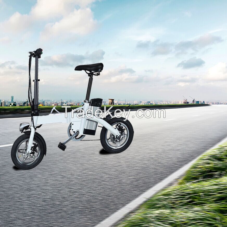 Hot Wholesales 12inch Folded Electric Bicycle Scooter, E-Bike