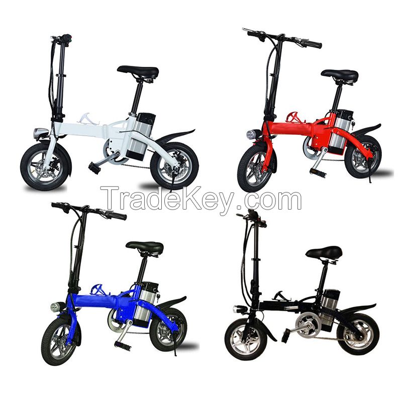 Hot Wholesales 12inch Folded Electric Bicycle Scooter, E-Bike