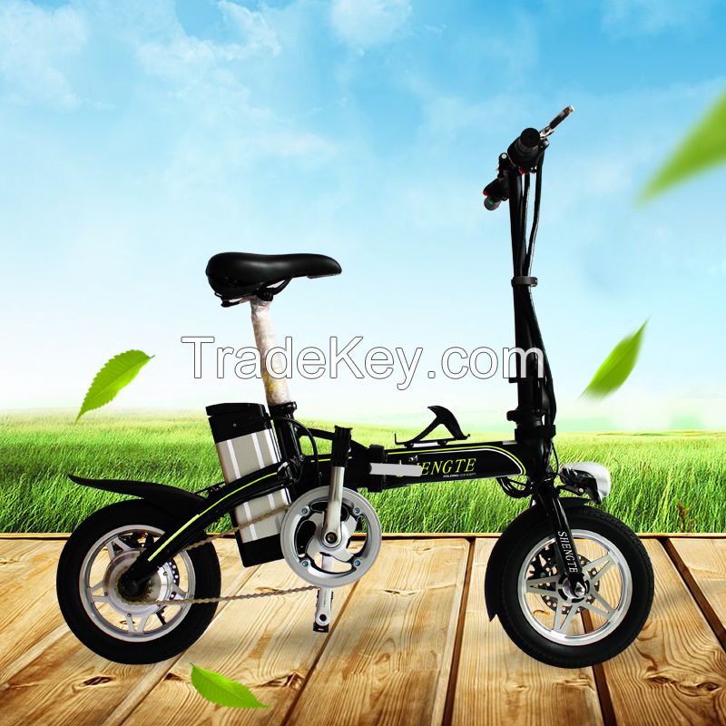 Hot Wholesales 12inch Folded Electric Bicycle Scooter, E-Bike