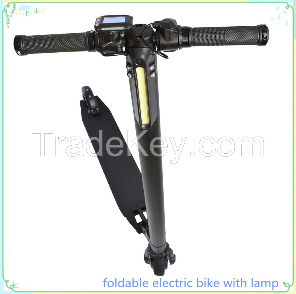 Smart Light Aluminum Electric Folding Bike