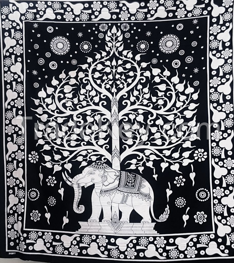 Indian tree of life tapestry