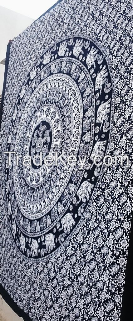 Indian  mandala handmade tapestry