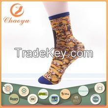 Yellow and Blue Casual 360 Sublimation Minions Print Socks