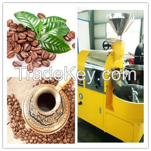 Stainless steel coffee roasting machine