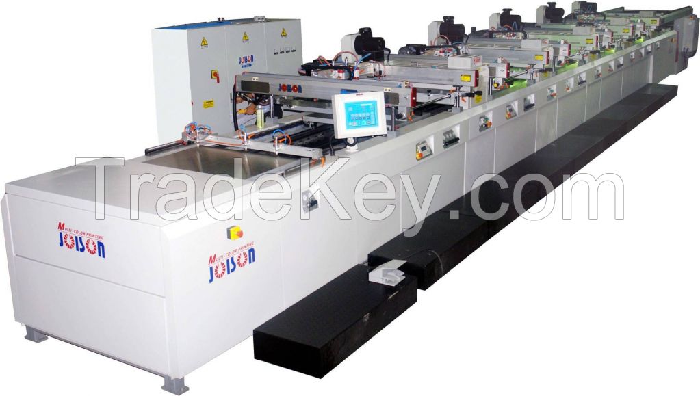 FULLY AUTOMATIC MUTI-COLOR SCREEN PRINTING MACHINE