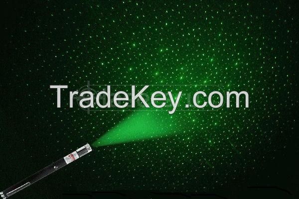 100mw green laserpointer Starry sky