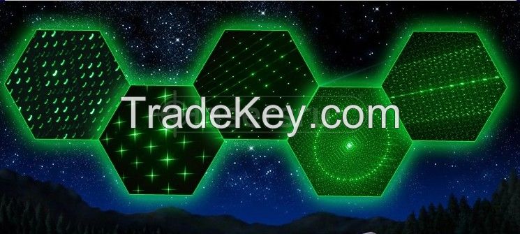 100mw green laserpointer Starry sky