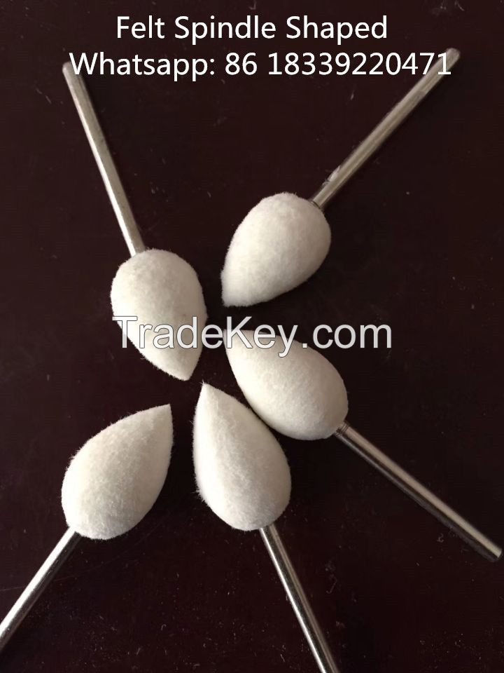 Felt Spindle Shaped For Jewelry Polishing/Teeth Polishing