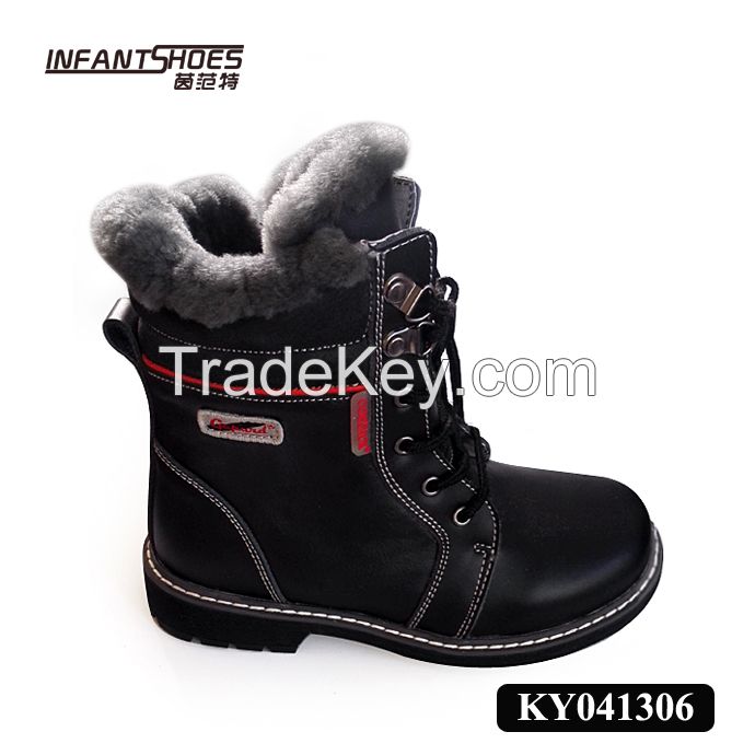 2015 Famous leather baby shoes boots/children wholesale baby shoes