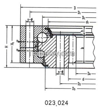 Double-Row Ball Slewing Bearing (Standard 02 Series)