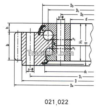 Double-Row Ball Slewing Bearing (Standard 02 Series)