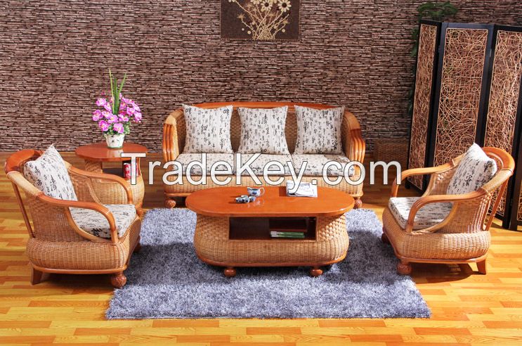 Modern Rattan Home Living Room Furniture Sofa Sets