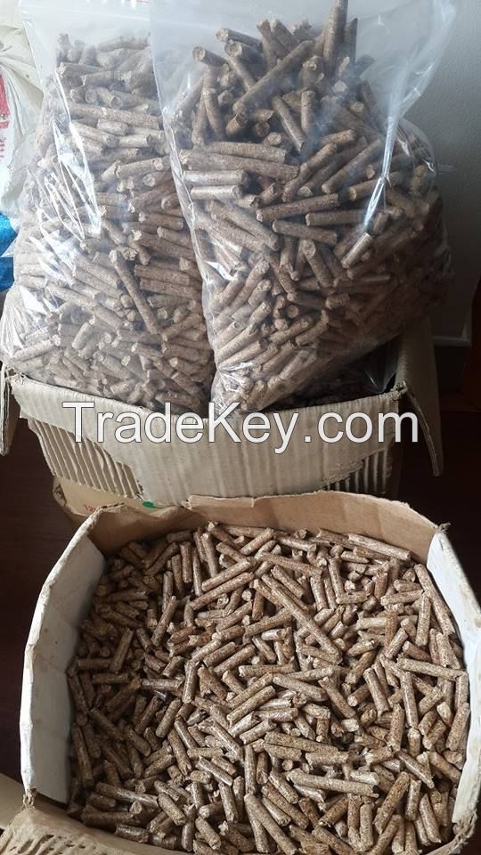 Wood pellets made from acacia 100%