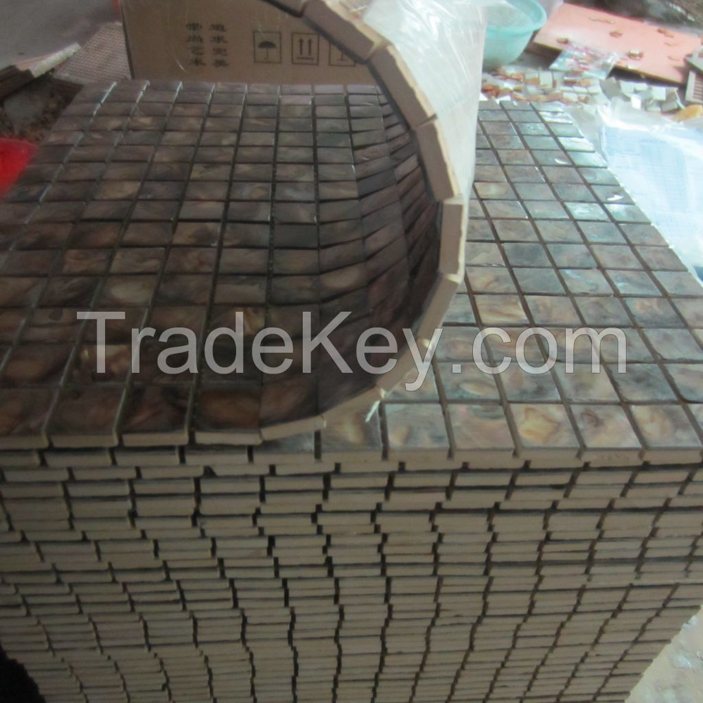 Shell Composite Ceramic tiles;mother of pearl tile ;shell mosaic tiles