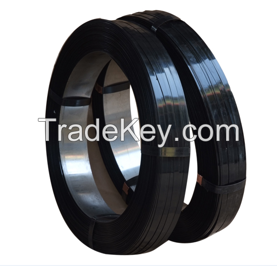 black painted waxy steel strapping coil 16mm*0.5mm