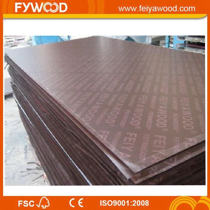 Film faced plywood for construction