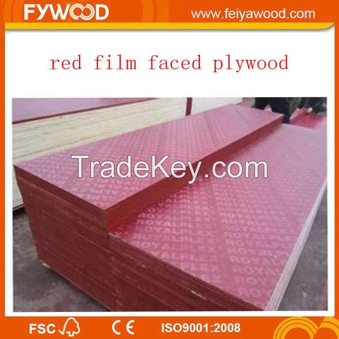 Red film faced plywood to India