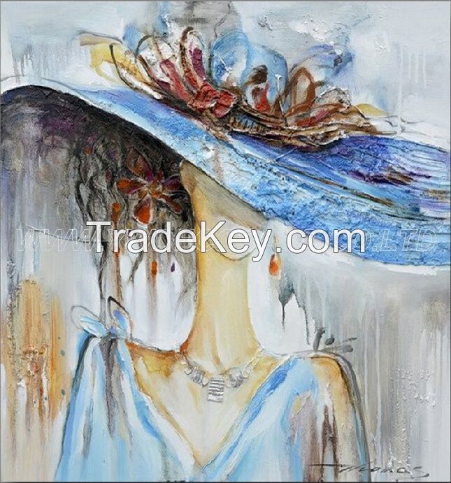 Hot selling modern abstract oil painting  for home decoration