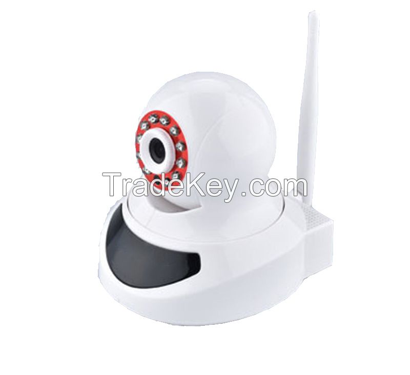 720P Mini Network Security CCTV IP Camera HD with WIFI with SD Card Slot Indoor W1-Red