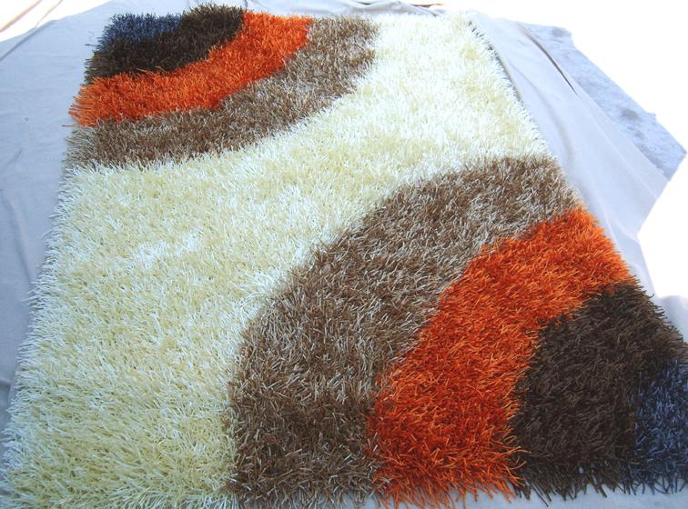 Polyester shaggy rug