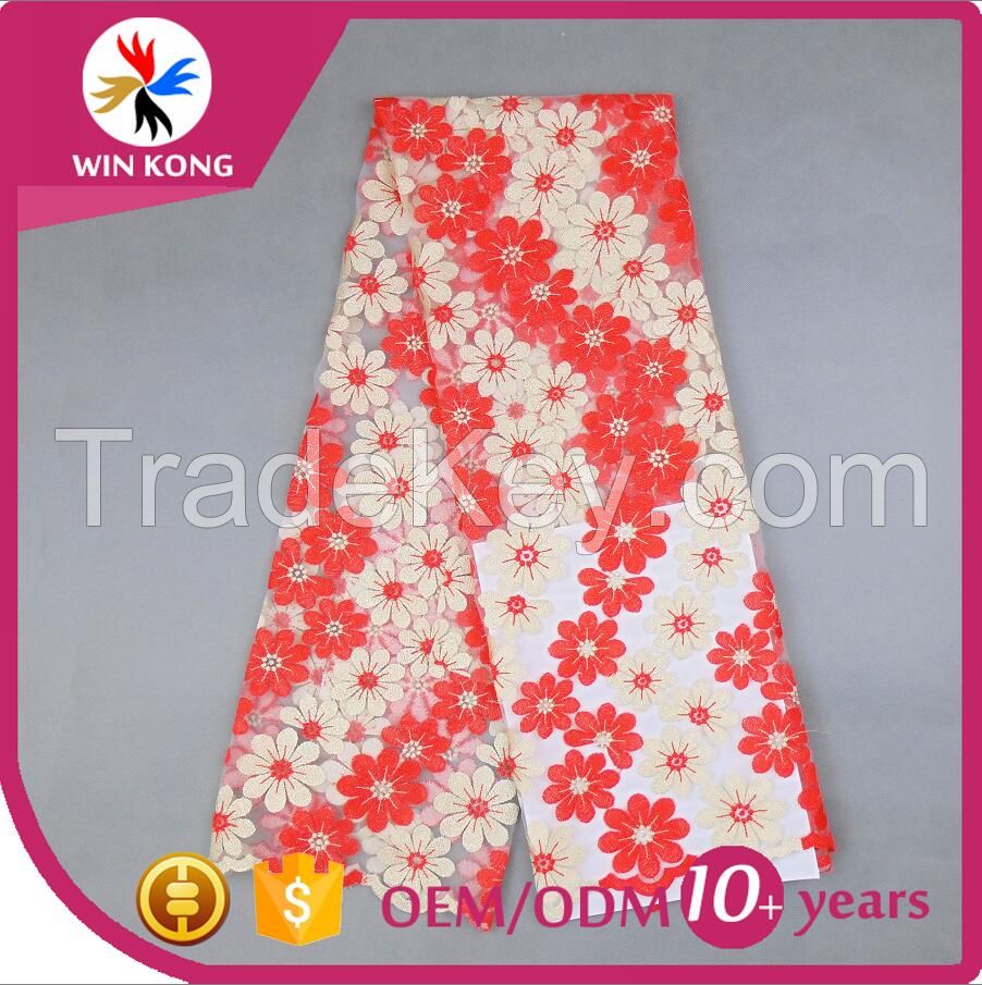 Guangzhou Factory Cuba Lace manufacturer/The Fashion FrenchLace/Fashio