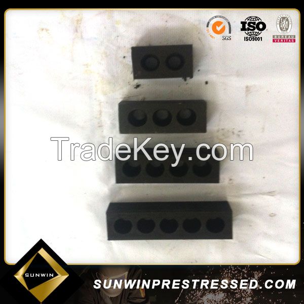 prestressed post tension flat anchorage