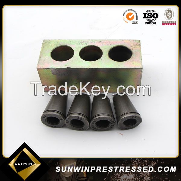 prestressed post tension flat anchorage