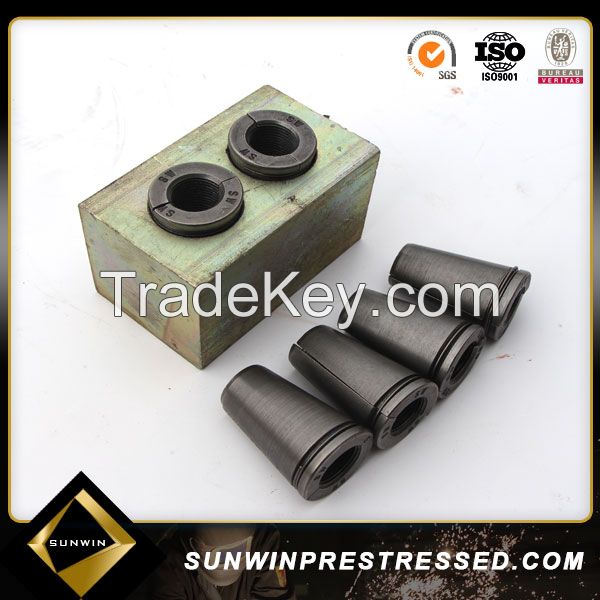 prestressed post tension flat anchorage