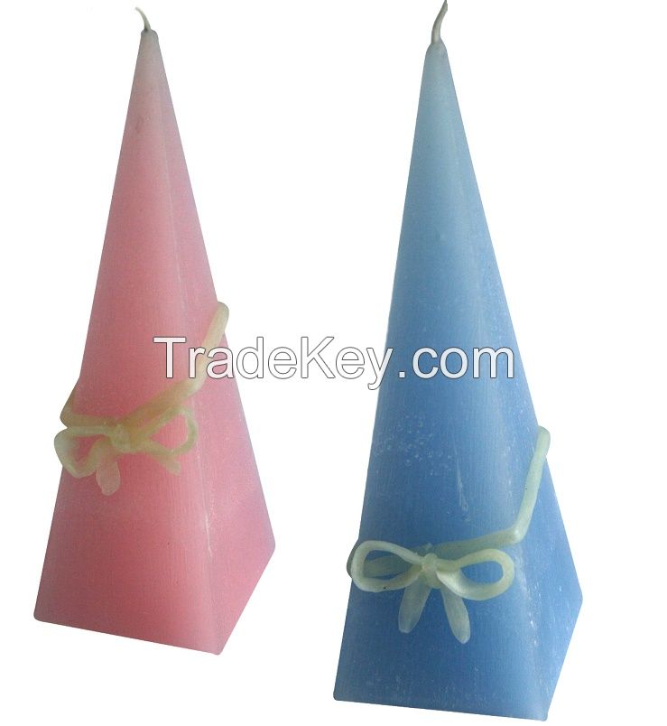 Pyramide fragrance candle wedding boy/ girl