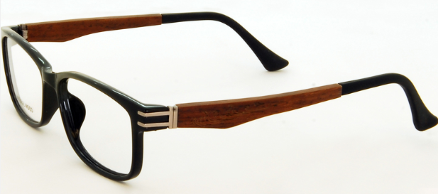 Wood & Horn Temple Optical Frames