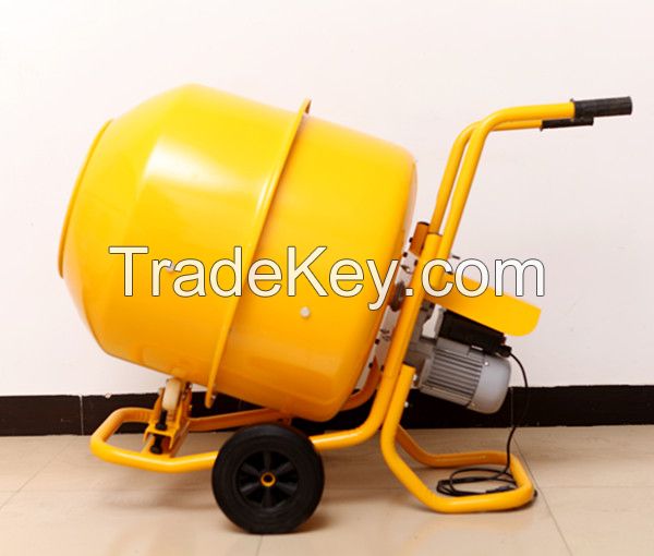 Customized 120-240Liter Mini Mobile Cement Mixer Concrete Mixer for Mortar Sand Mixing