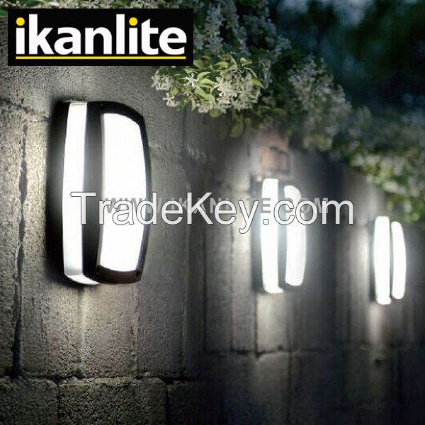 Outdoor LED wall lamp round ceiling lamp IP54 aluminum housing with tempered glass