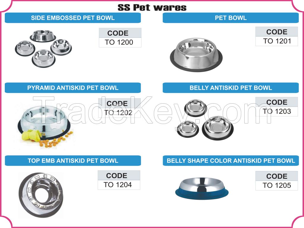 Stainless Steel Pet-wares