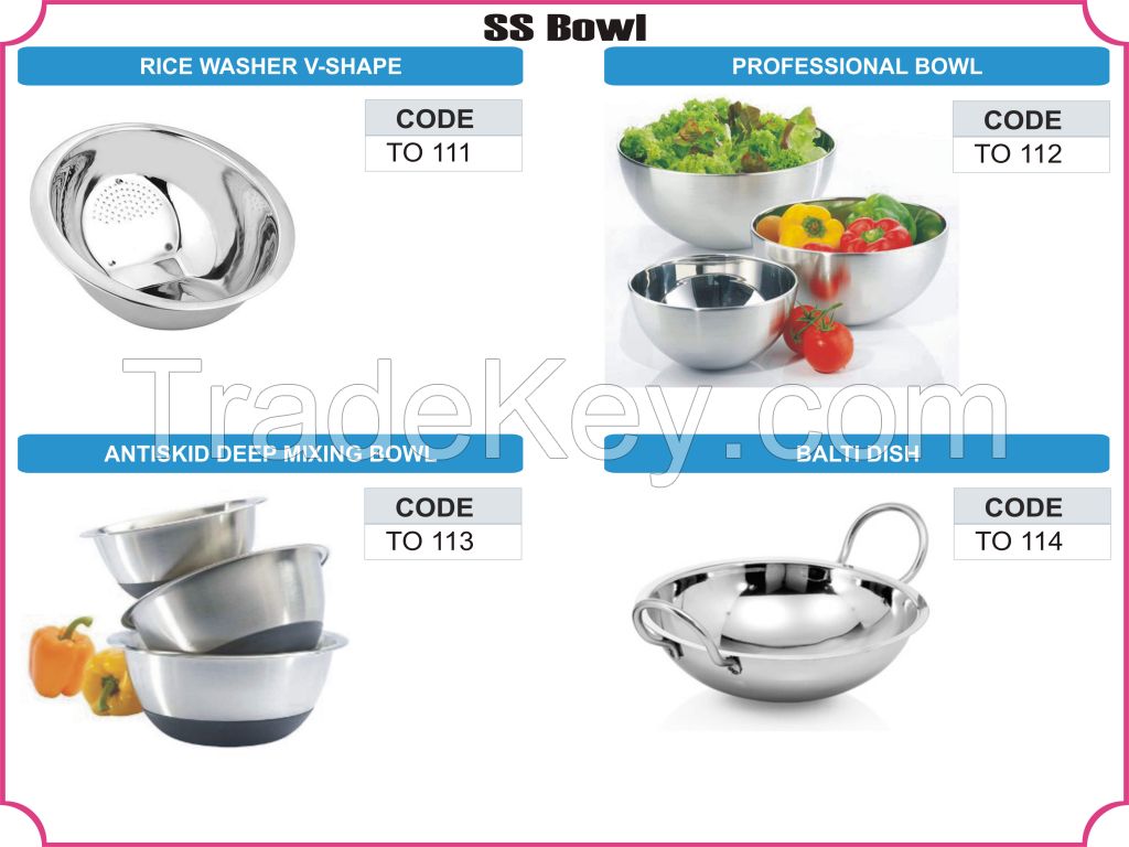 Stainless Steel Bowls