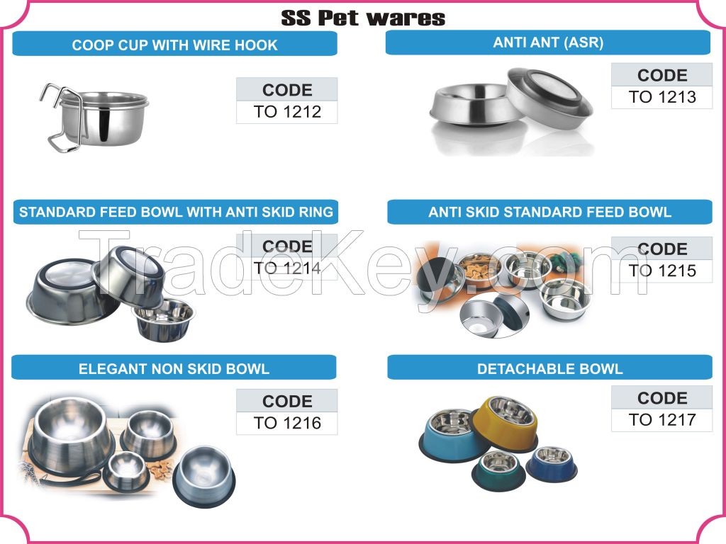 Stainless Steel Pet-wares
