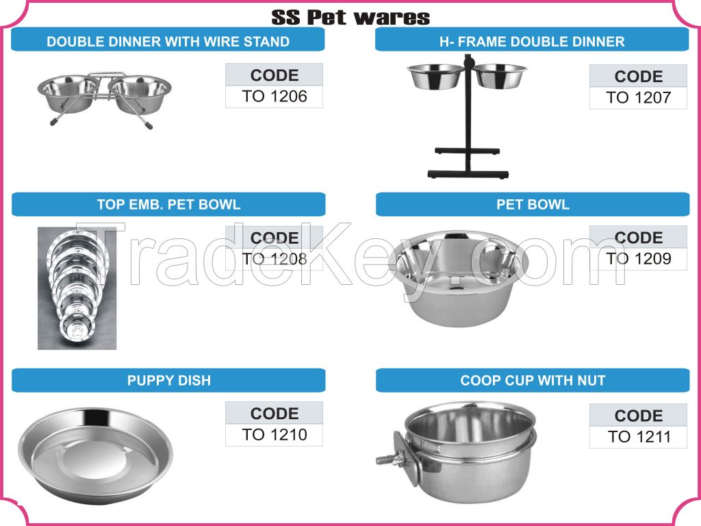 Stainless Steel Pet-wares