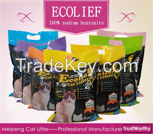 irregular shape bentonite Cat litter