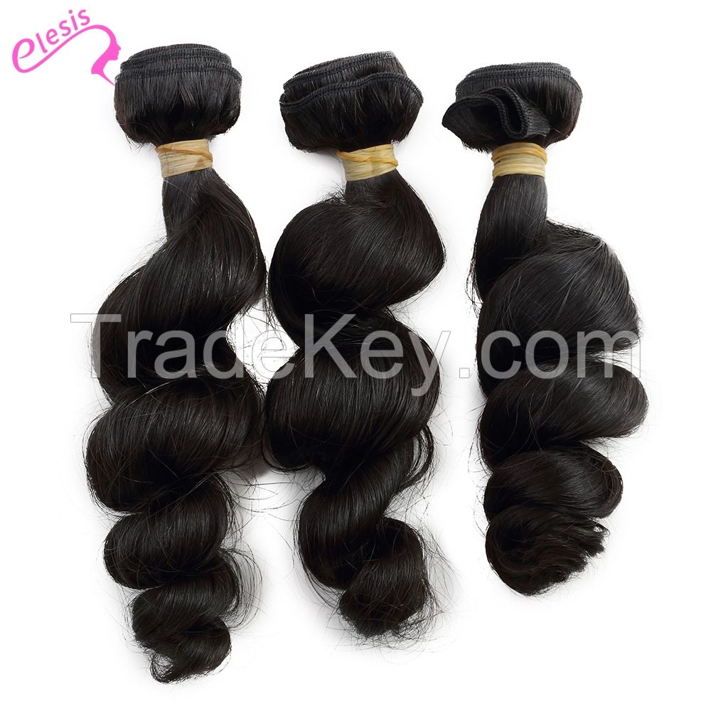 Hot Selling 9A Grade Loose Curly Hair 3 Bundles 300g