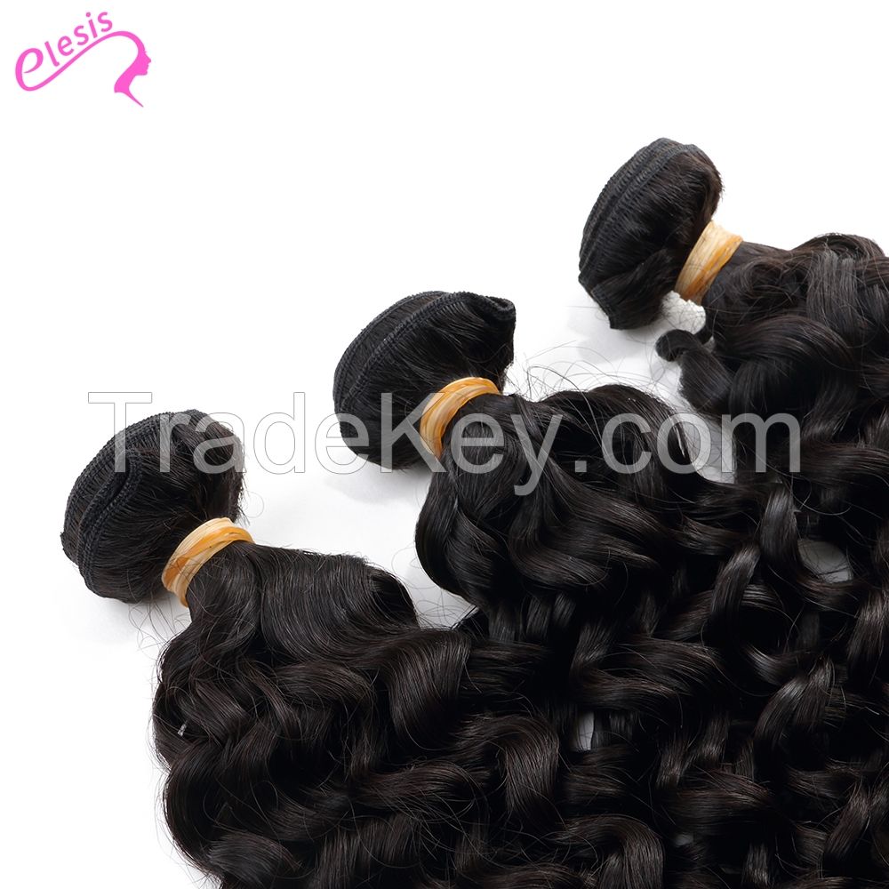 Elesis Virgin Hair New Product French Curl Hair 3pcs/lot 300g
