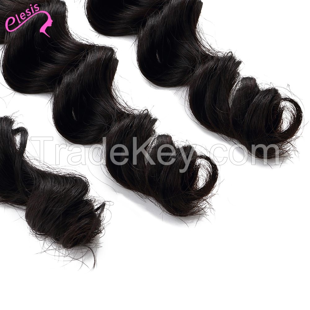 Elesis Virgin Hair Loose Wave Hair 3pcs/lot 300g