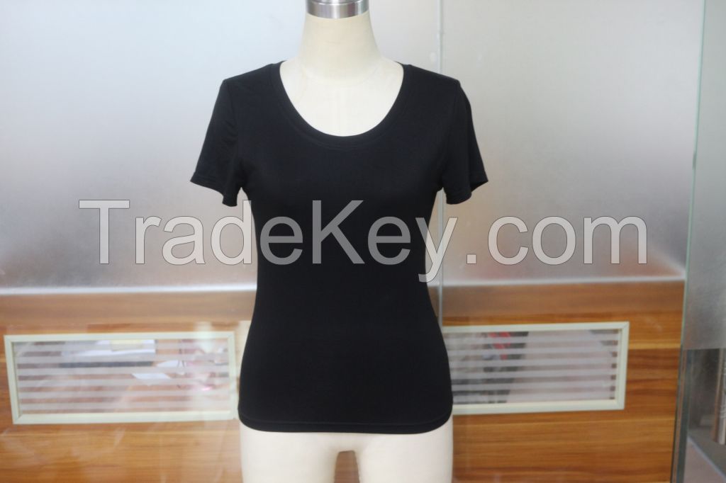 The Cheapest OEM black bamboo shirt for women