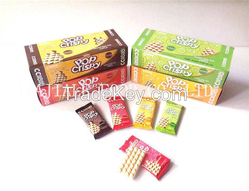 Pop Crispy Wafer Roll / Flavor Roll / Egg Roll / Biscuits / Crackers