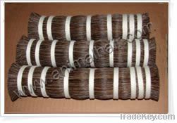 horse tail hair for brush fiber.