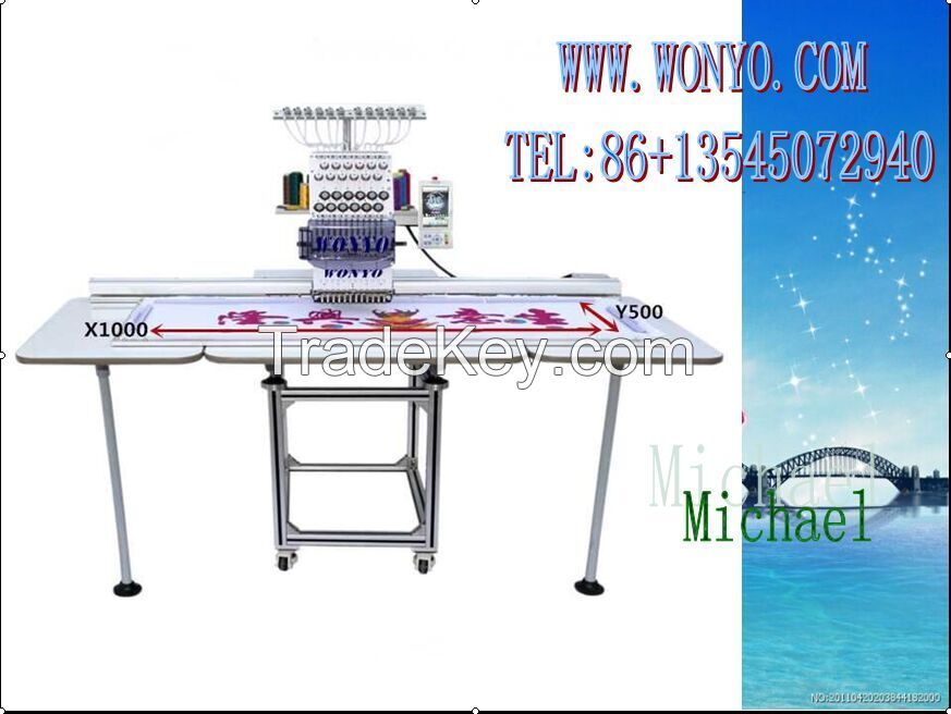 Multi-Head Cap and T-shirt Embroidery Machine
