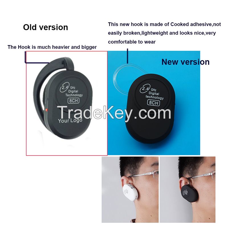 Mini Ear-hook receiver for tourism & church & conference & teaching