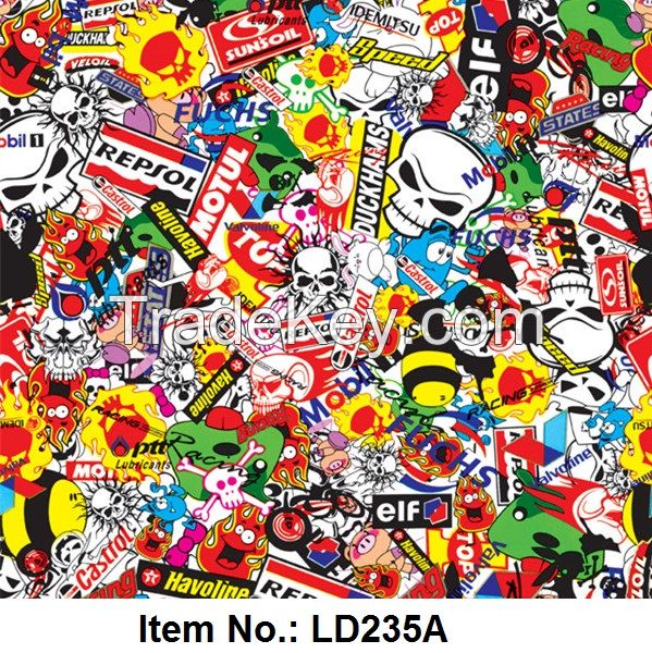 High Quality Decorative Hydrographics Film Gun Water Transfer Printing Film Water soluble film Item No. LD231A