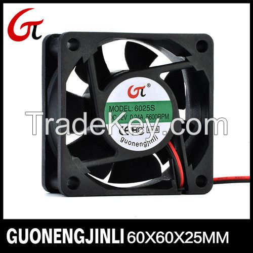 Manufactory Selling 12-24 V Square Scooter Fan 12v DC 6025 Got CE, ROHS APPROVED